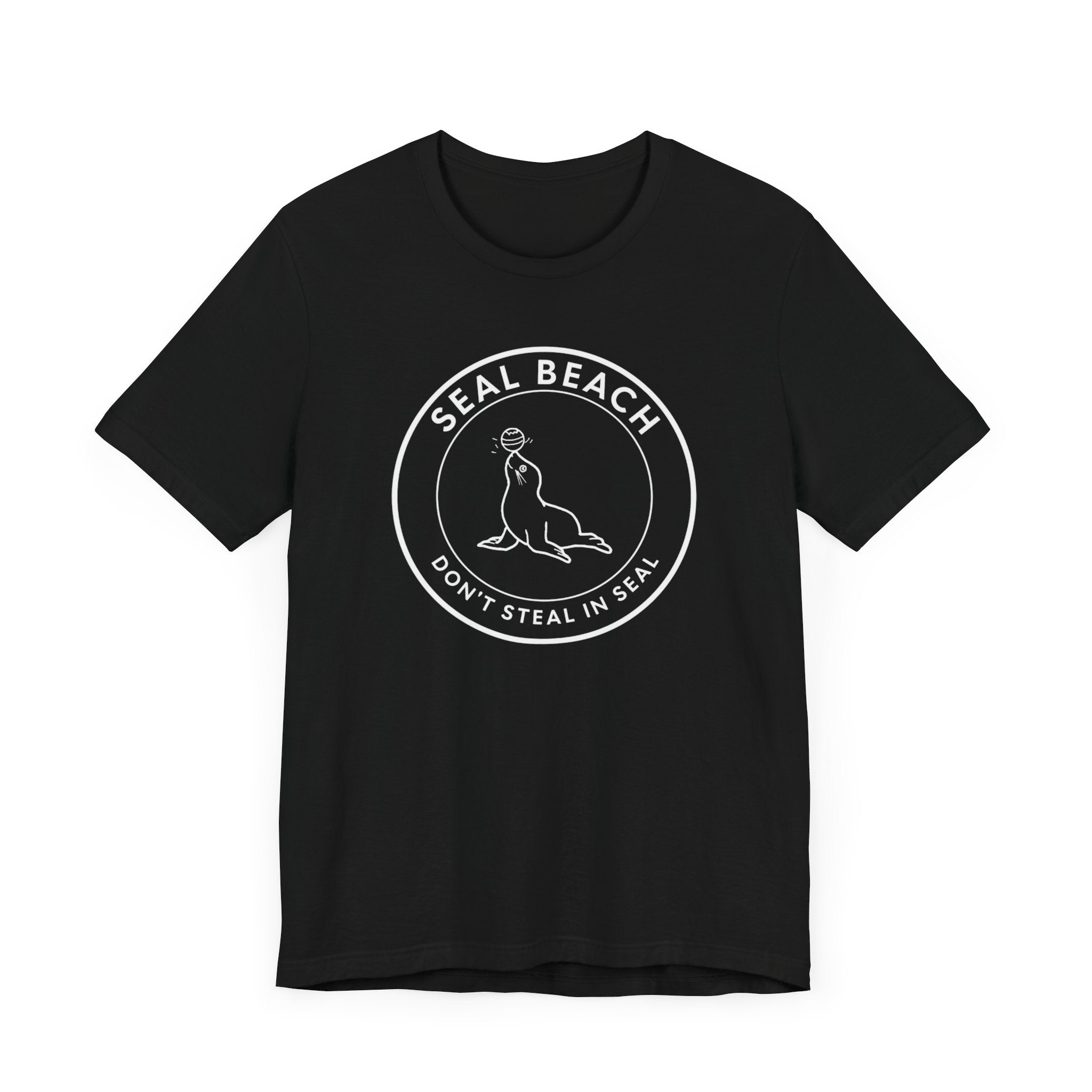 Don't Steal in Seal Unisex Jersey Short Sleeve Tee