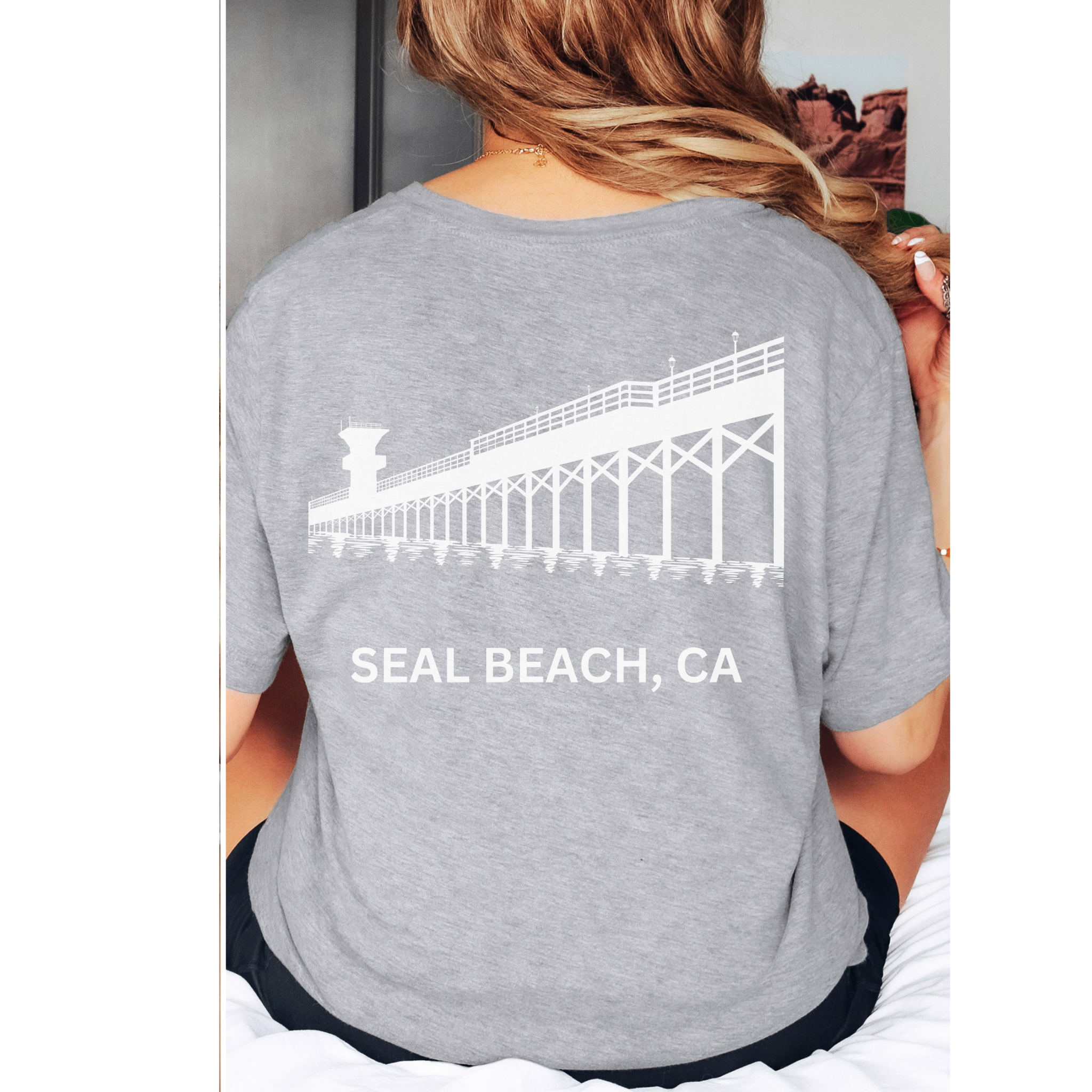 Palm: Seal Beach Unisex Jersey Short Sleeve Tee